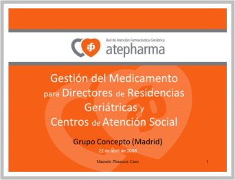 atepharma. Manuela Plasencia. Docente.