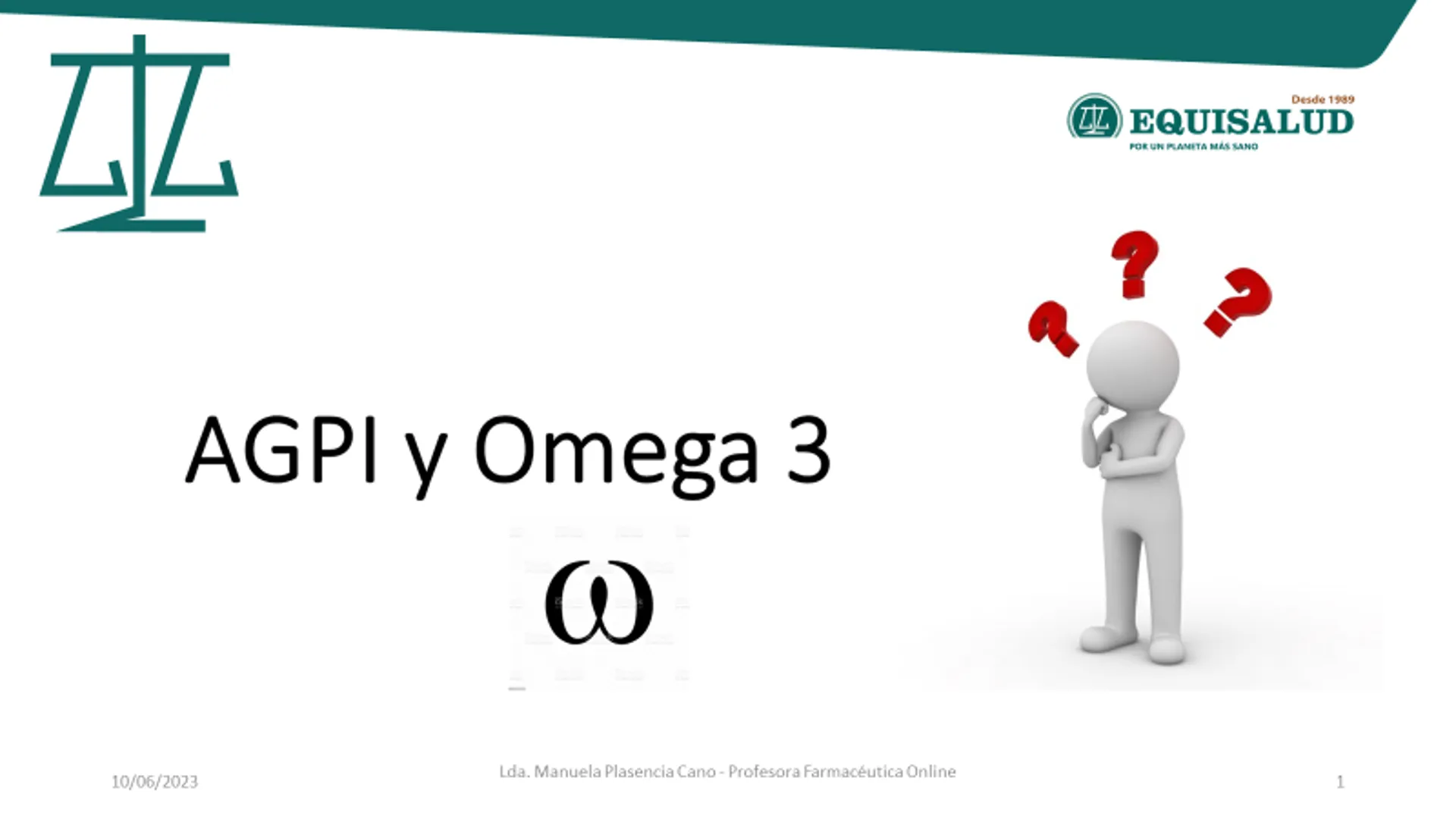 Webinar EQUISALUD AGPI y Omega 3